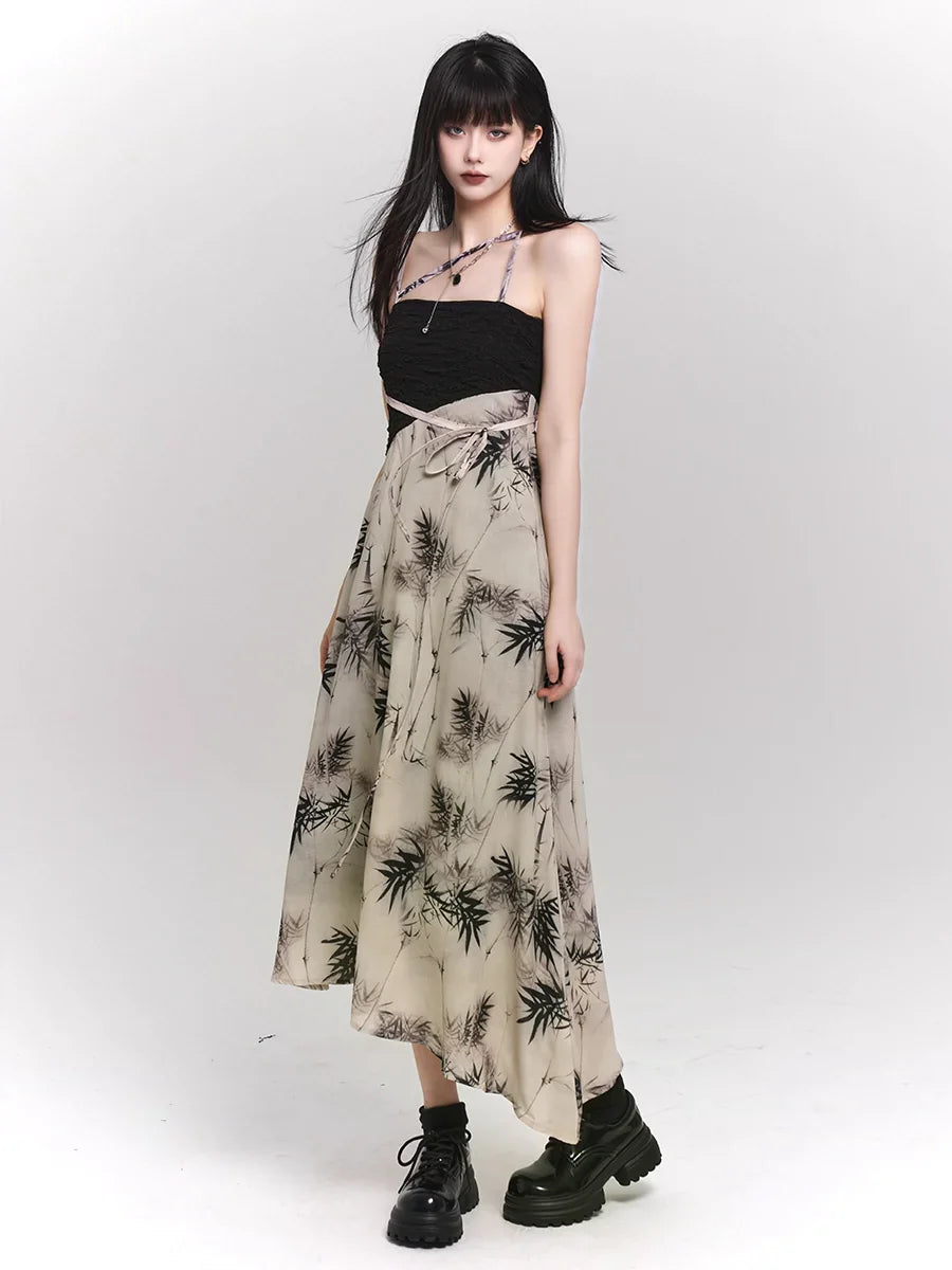 Dunkles Camisole-Kleid Ghost