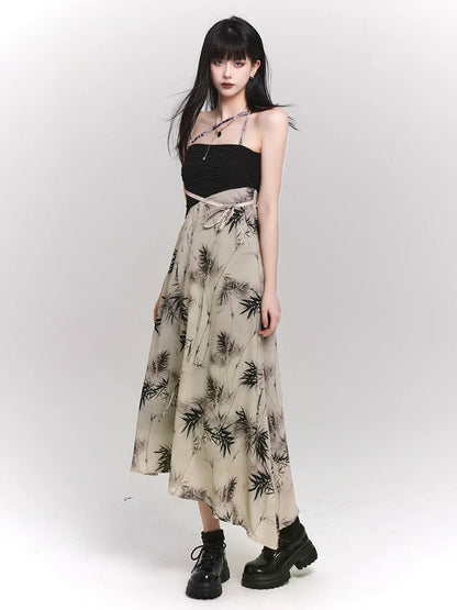 Dunkles Camisole-Kleid Ghost