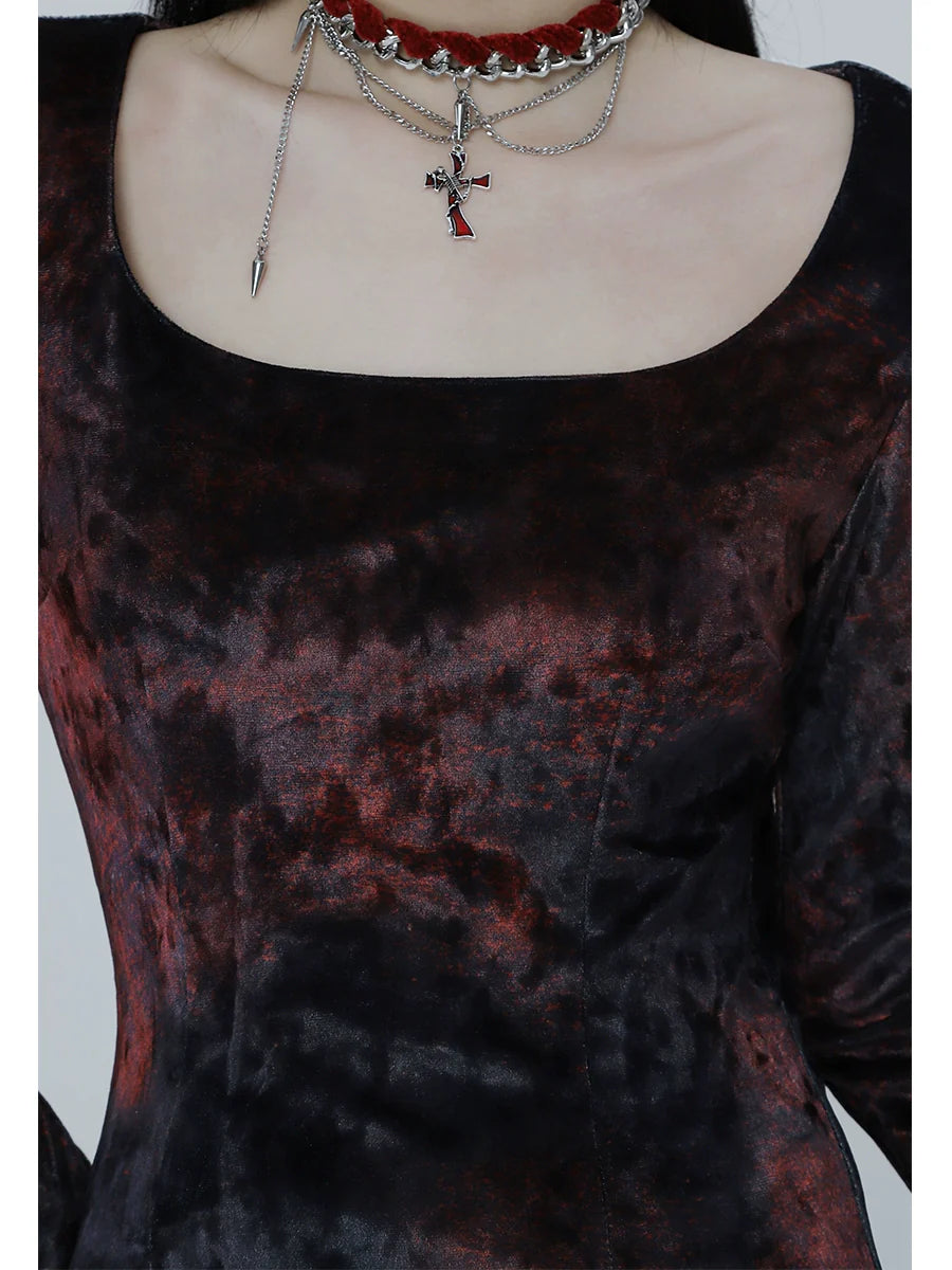 ドレスモードガール フィッシュテールゴースト ダークベルベット