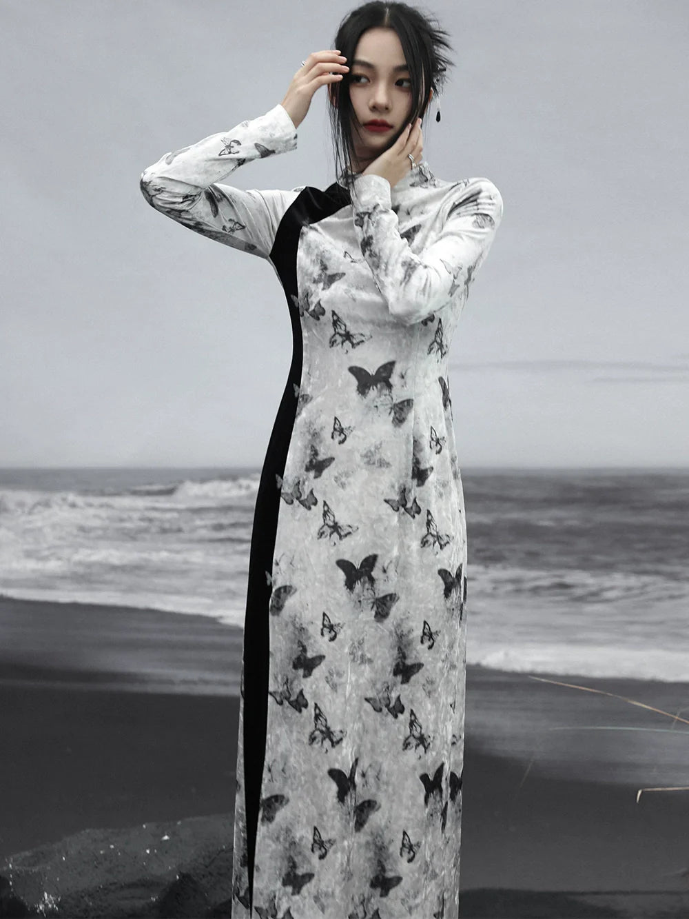 Long Dress Mode Butterfly