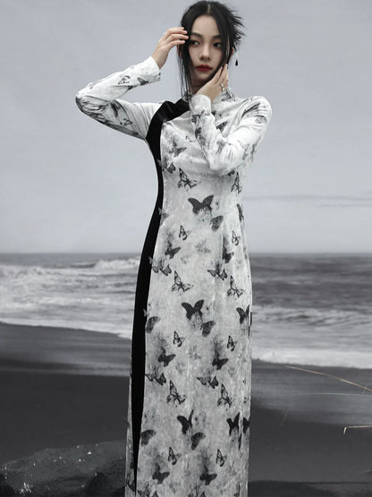 Long Dress Mode Butterfly