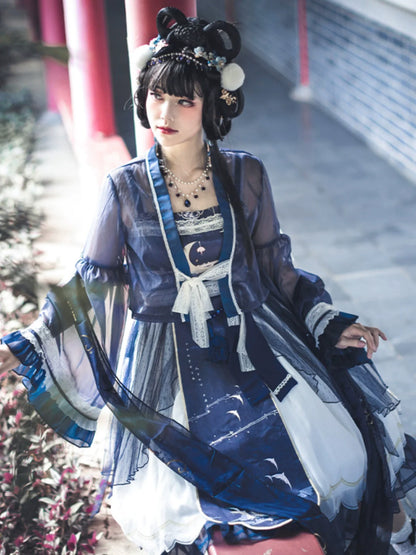 ロリータナイト三日月吊り下げドレスセット