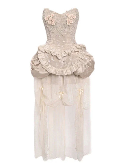 Set Collection European Ballet Corset Classical Fishbone Dress