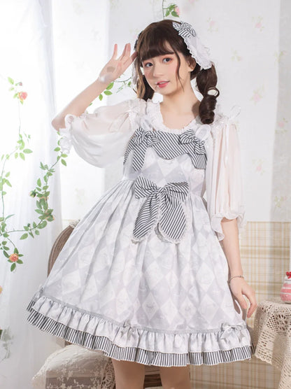 Light Sweet Gray Lolita Dress