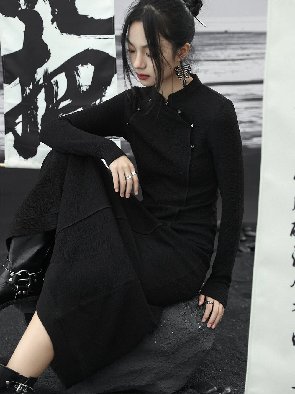 China Slim Mode Long Dress