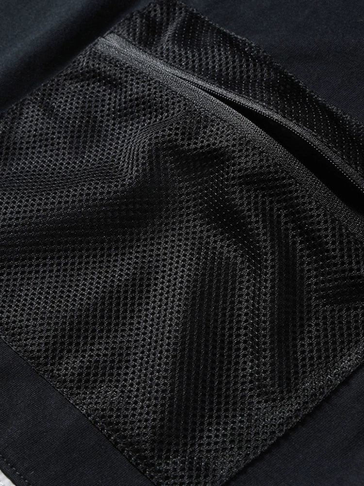 Top Mesh American Mode Summer Loose Logo