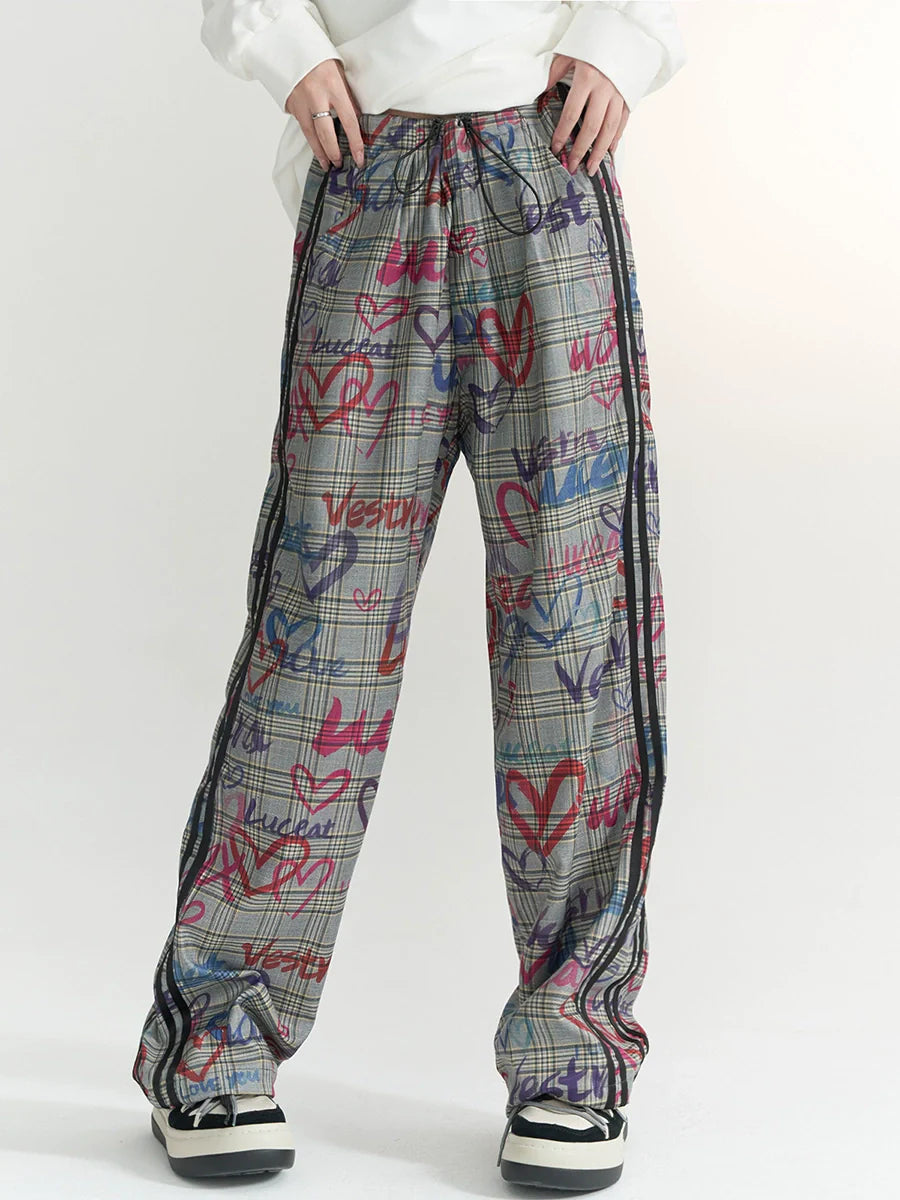 Pants Dark Rakugaki Colorful