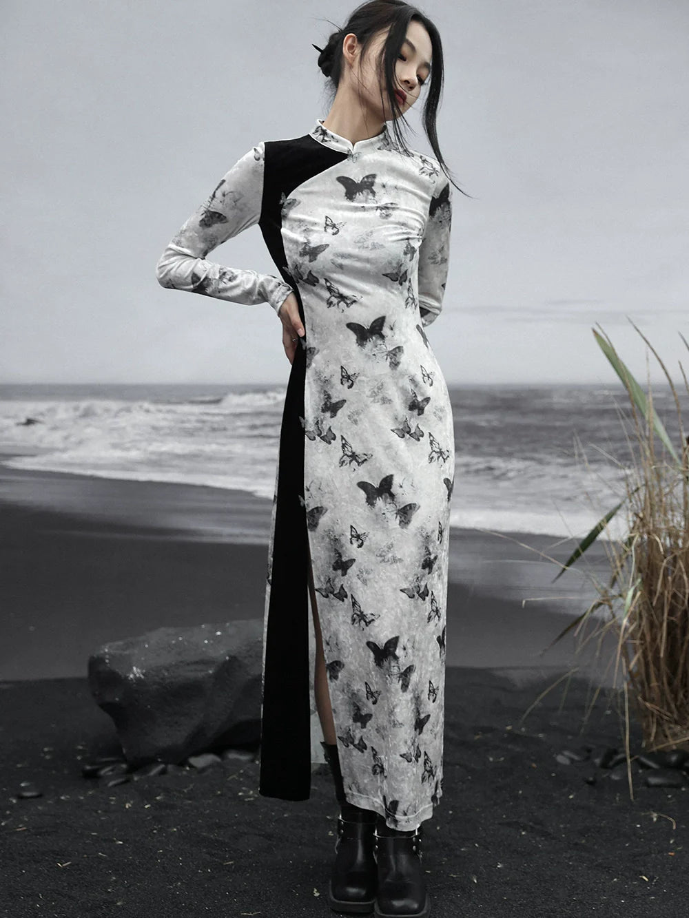 Long Dress Mode Butterfly