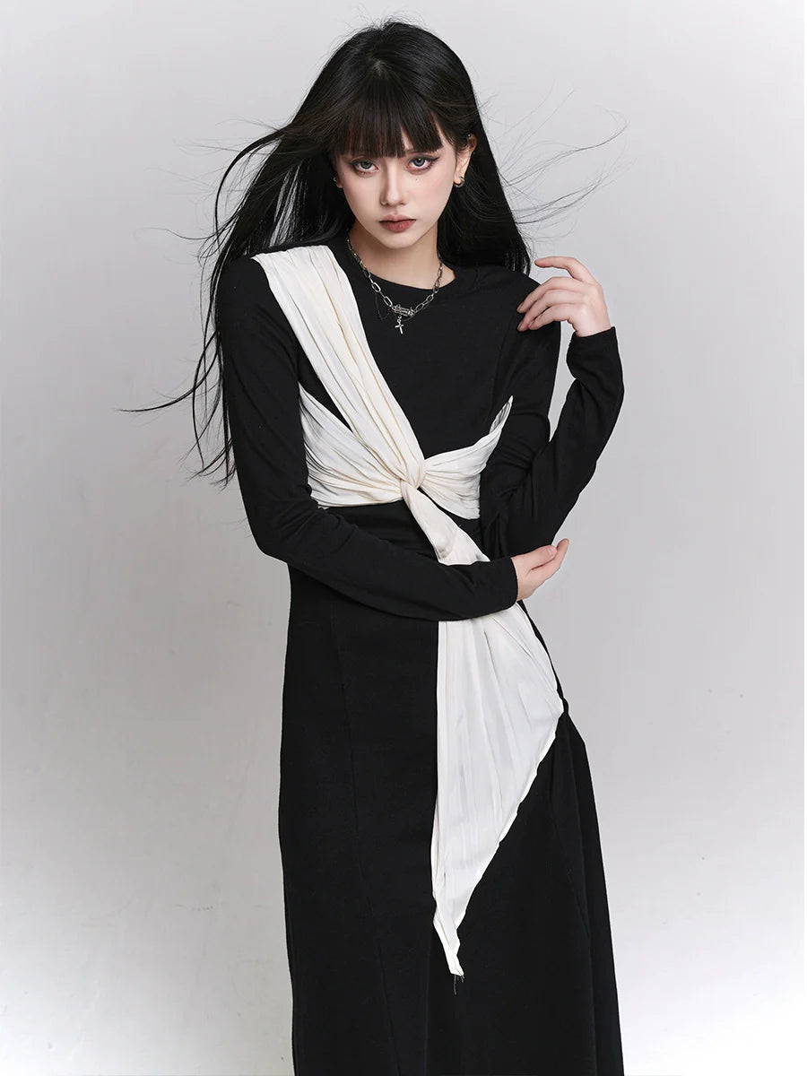 リボンタスクロングドレス