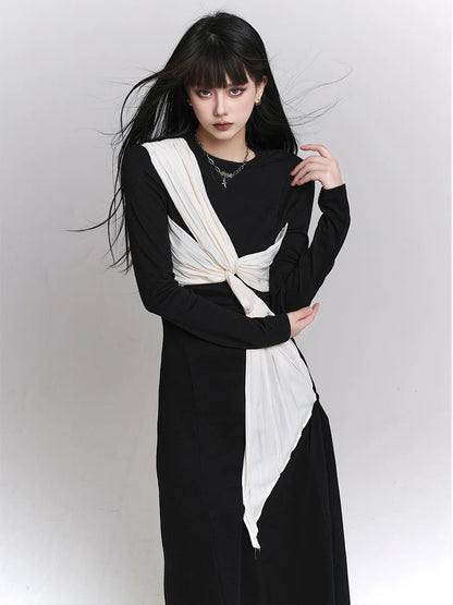 リボンタスクロングドレス