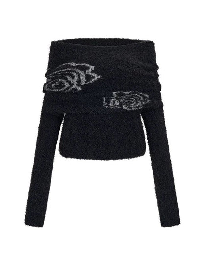 Mode Off-the-Shoulder Rose Top