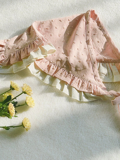 エプロン + フリルワンピース スイート + バンダナ レトロ
