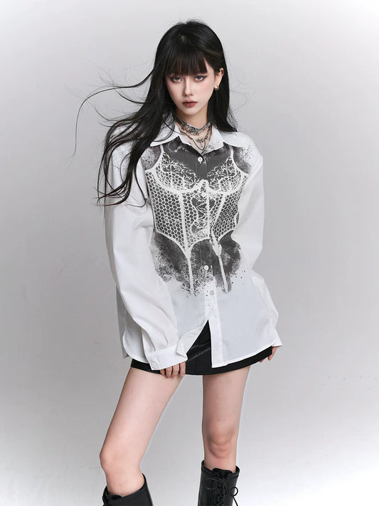 Shirt Dark Girl Ghost Mode