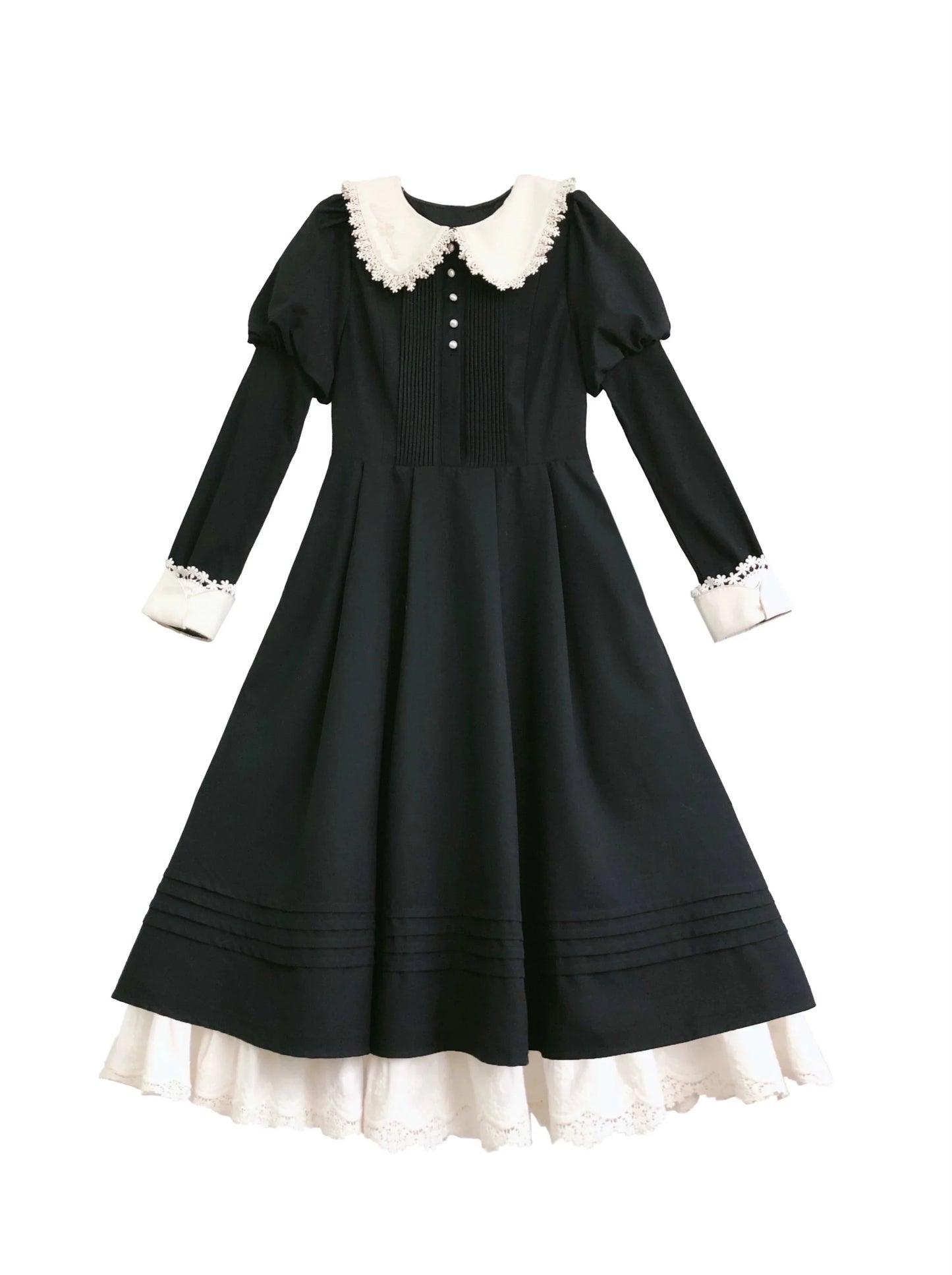Elegant Angelina Set Dress Maid Retro