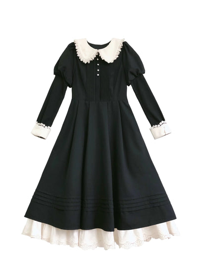 Elegant Angelina Set Dress Maid Retro
