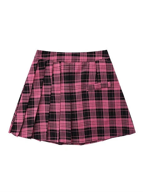 Hosenträger-Stil Top Rock College kariert