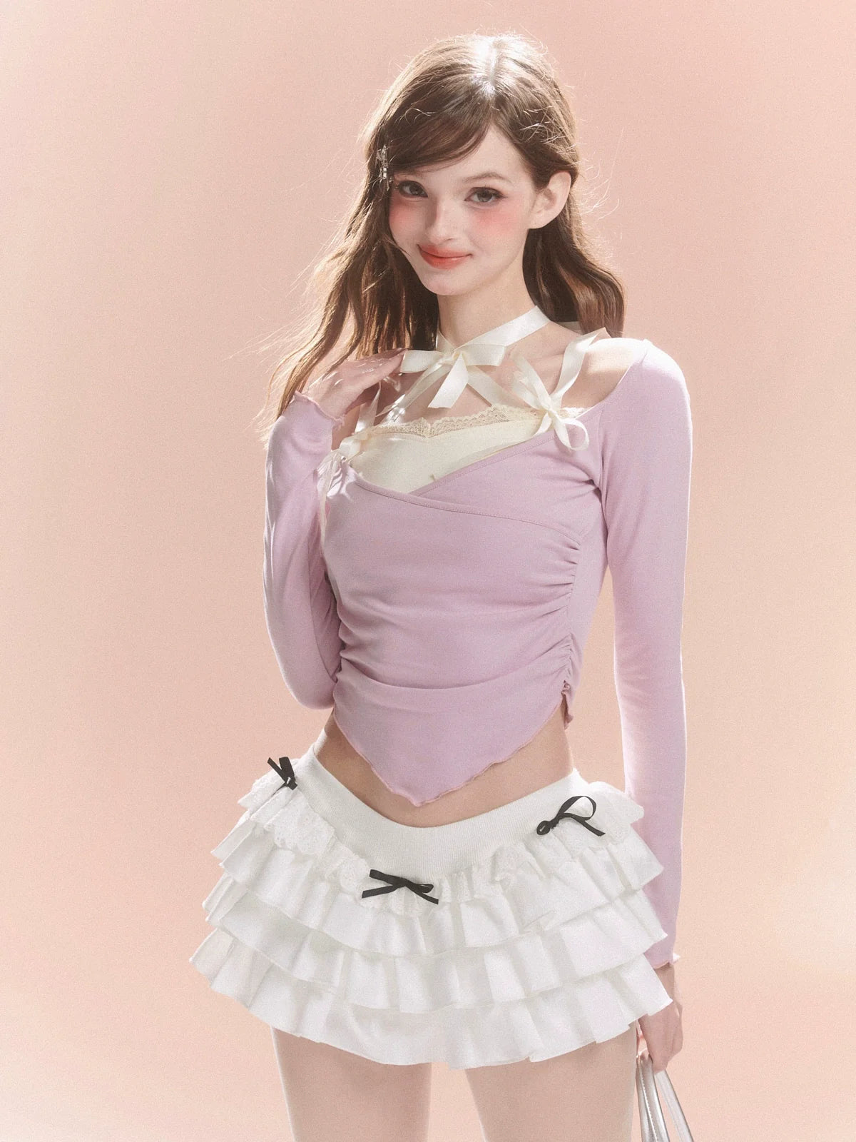 Schleife Top Design Taille Süß