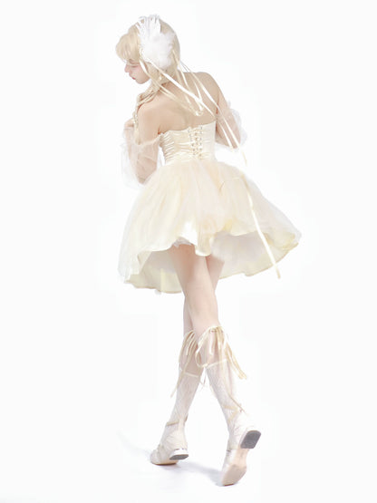 Fishbone Fairy Mesh Dress Waist