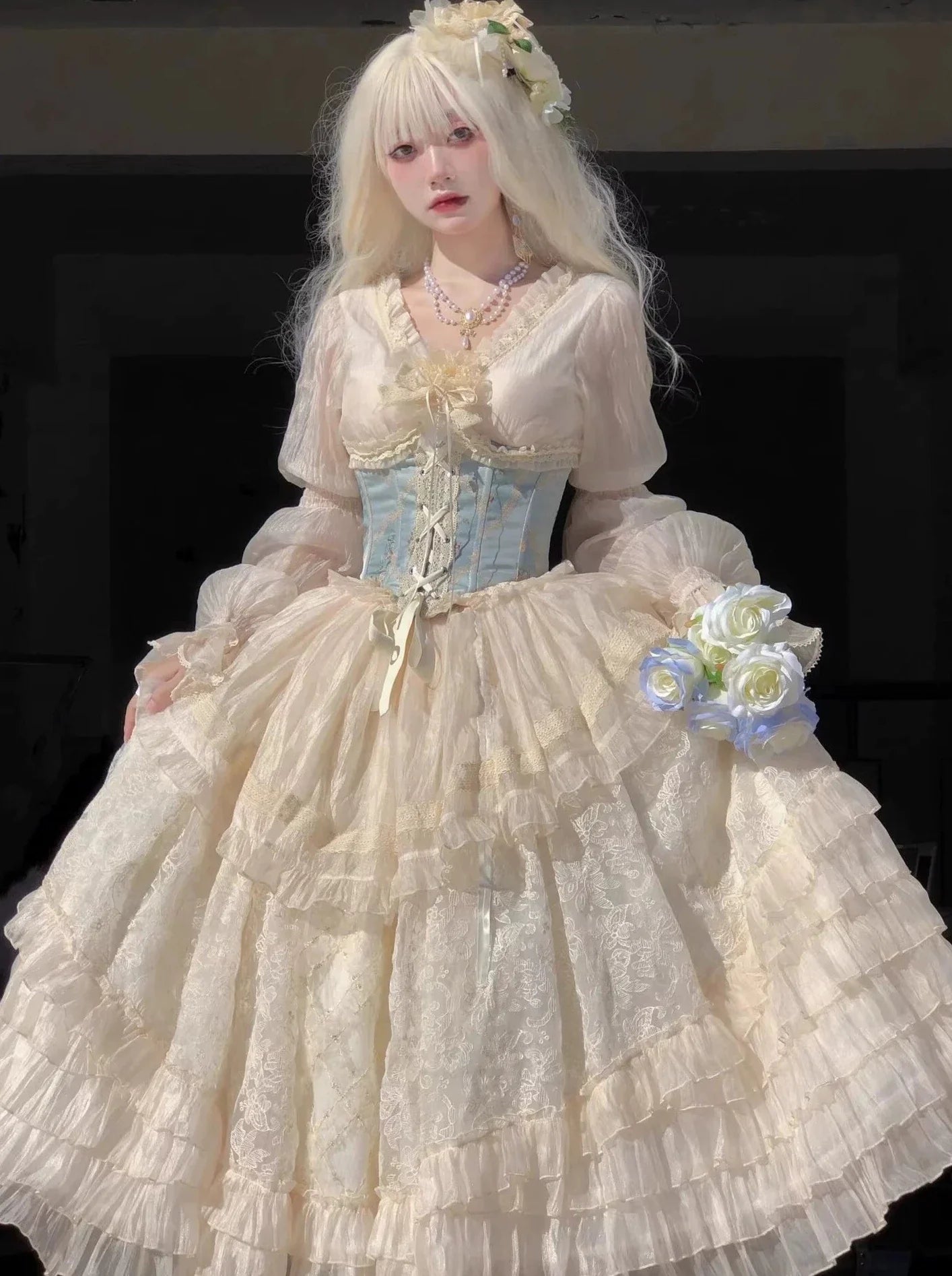 Flower wedding Lolita Gows Dress