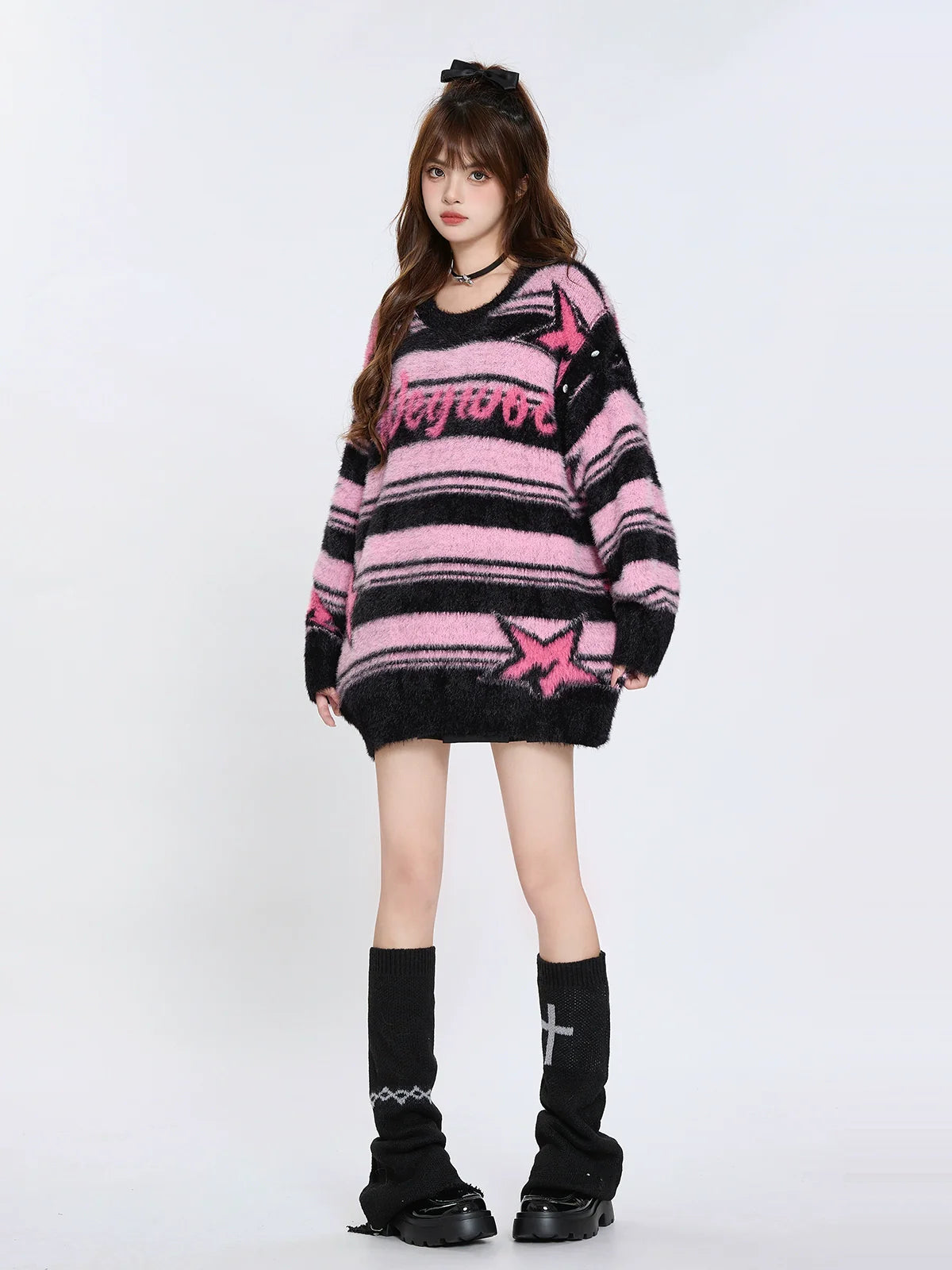 トップスターニットボーダー