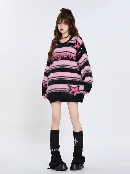 トップスターニットボーダー