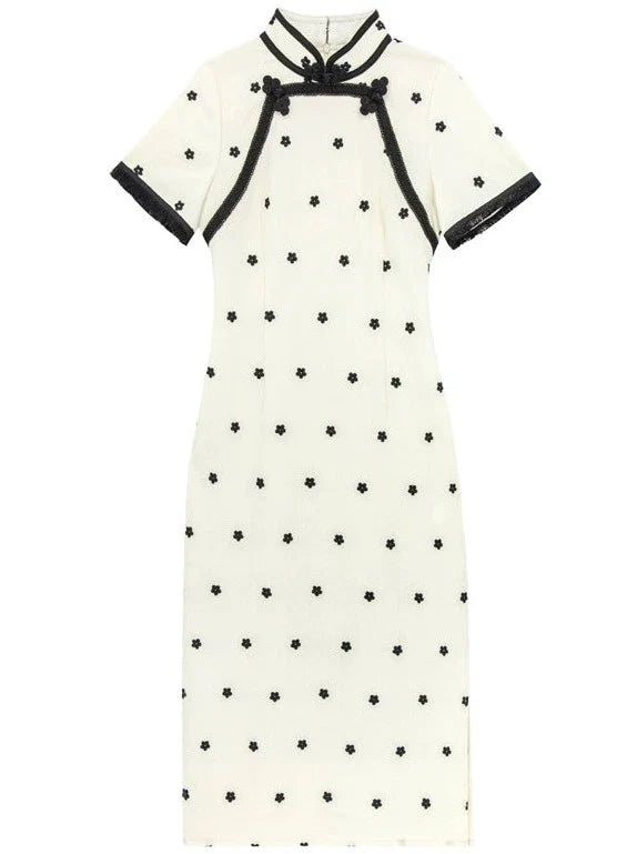 Cardigan Style Little Chinese Dress Fragrance