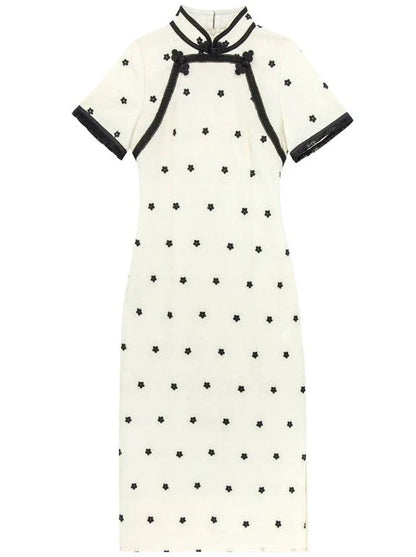 Cardigan Style Little Chinese Dress Fragrance