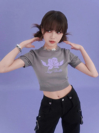 Süße Strickblume Cool