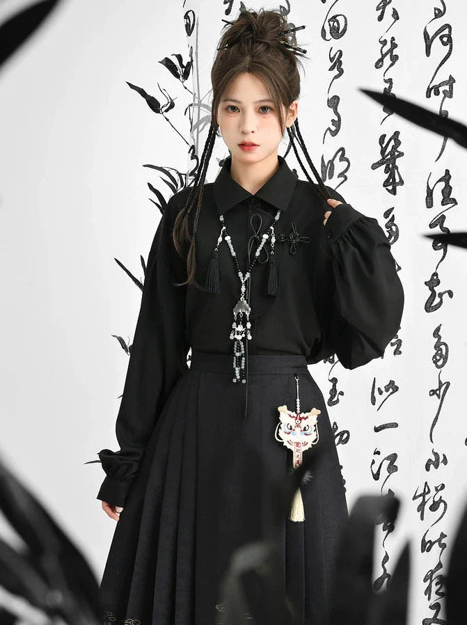 China Ärmel Solid Volume Hemdkragen