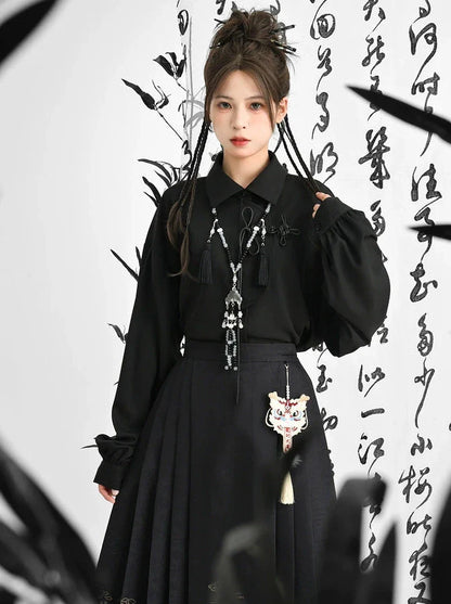 China Ärmel Solid Volume Hemdkragen