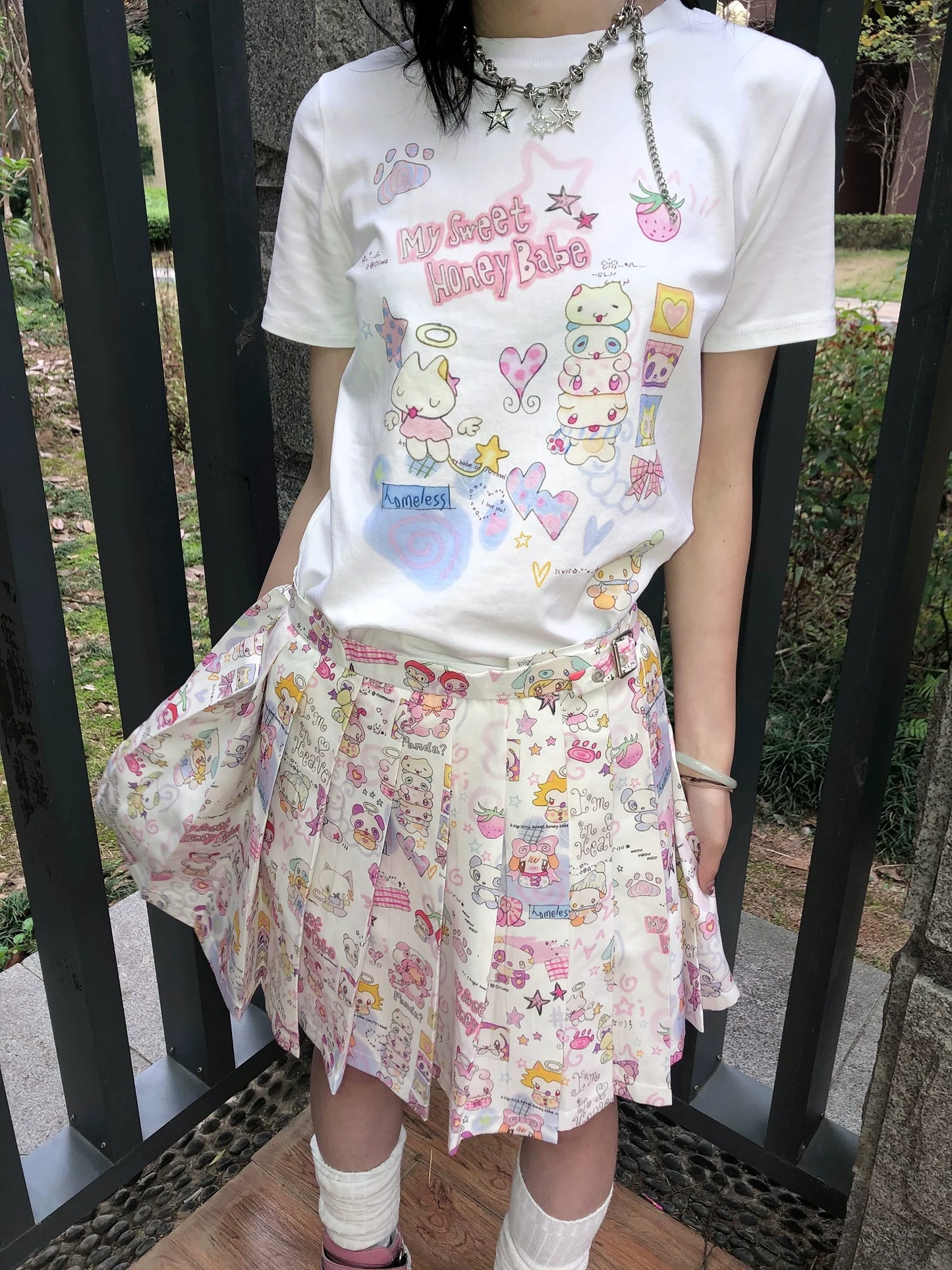 Pop Bunte Oberteile Rakugo