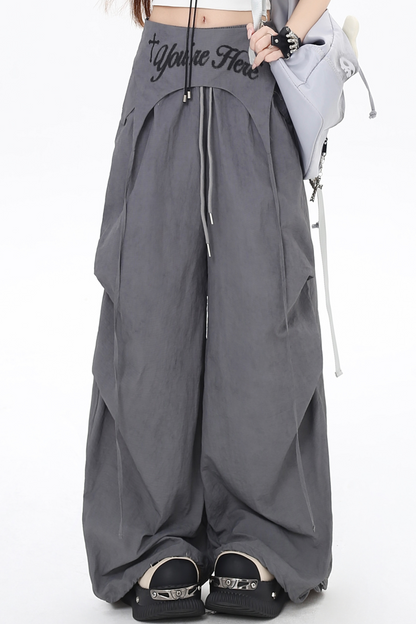 女の子用カジュアルウエストハイスパイスパンツ