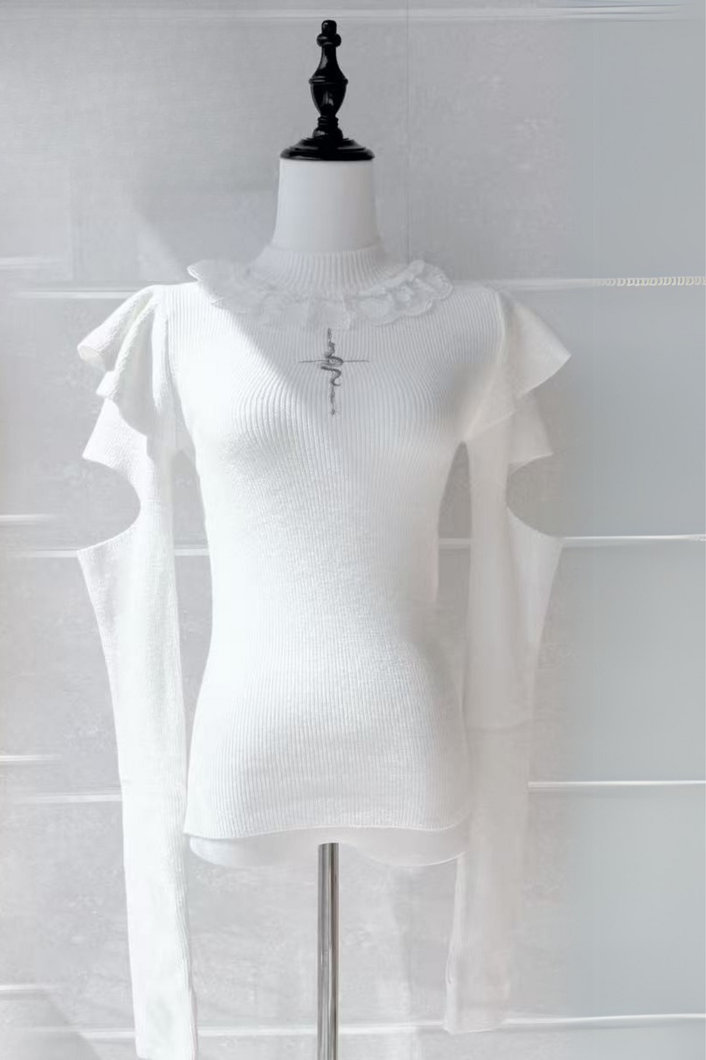 ウォーマーマインアームトップスタイルタイト