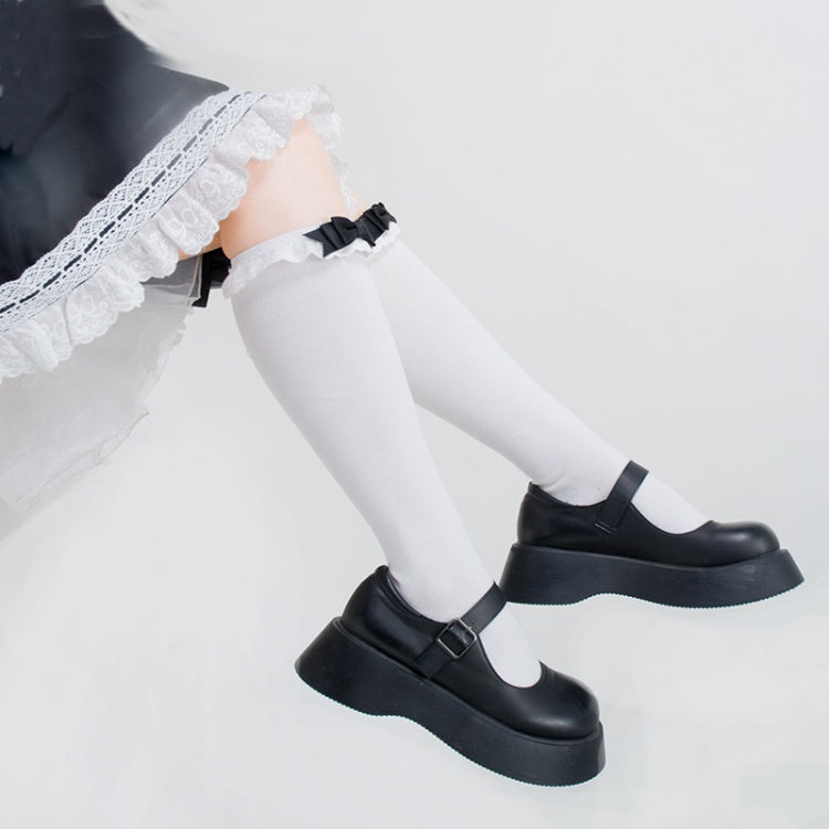 Little Jenny Lolita Bowknot Underknee Stockings