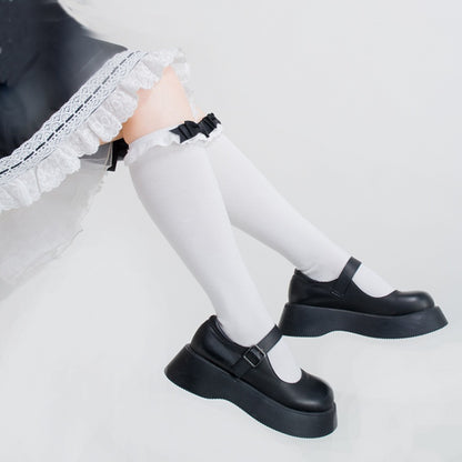 Little Jenny Lolita Bowknot Underknee Stockings