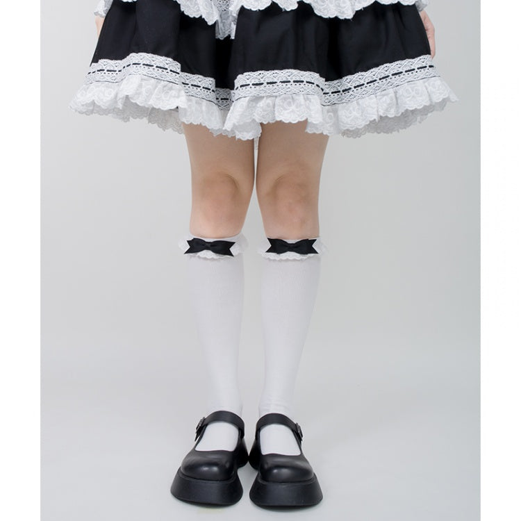 Little Jenny Lolita Bowknot Underknee Stockings