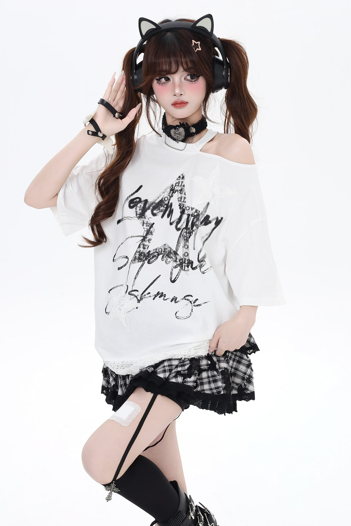 American Sweet Design Top Starry Strapless Cool