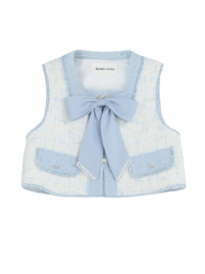 Bandrock Tweedweste Tweedduft Blaues Anzughemd