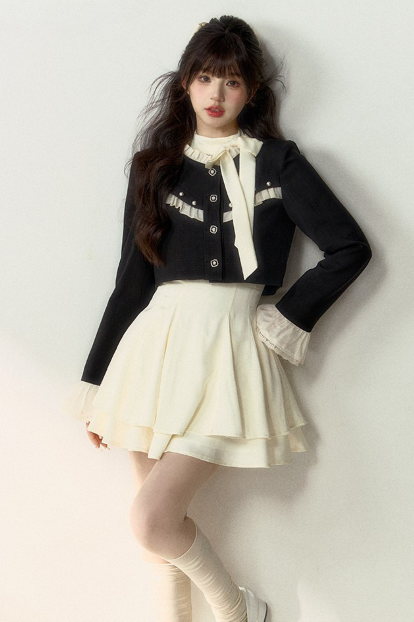 ショート丈フレンチシックジャケット