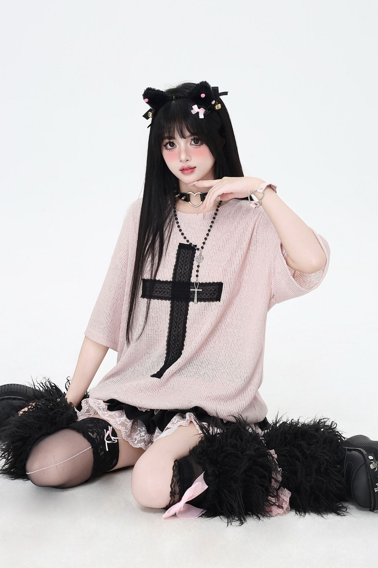 クロストップスパッチルーズサブカルチャー