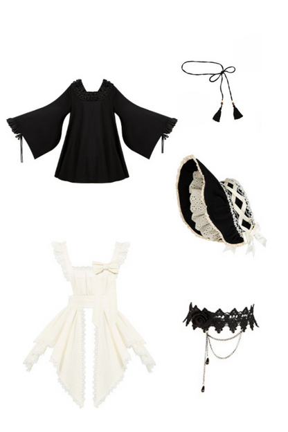 Apron Dress + Lolita Doll Gothic