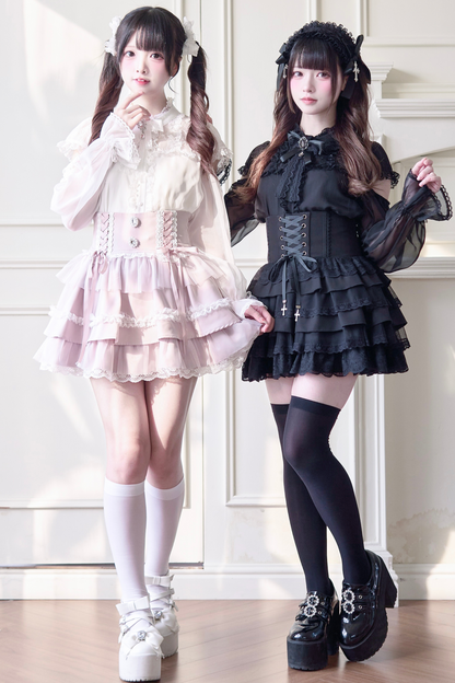 シフォンスイートブラウス