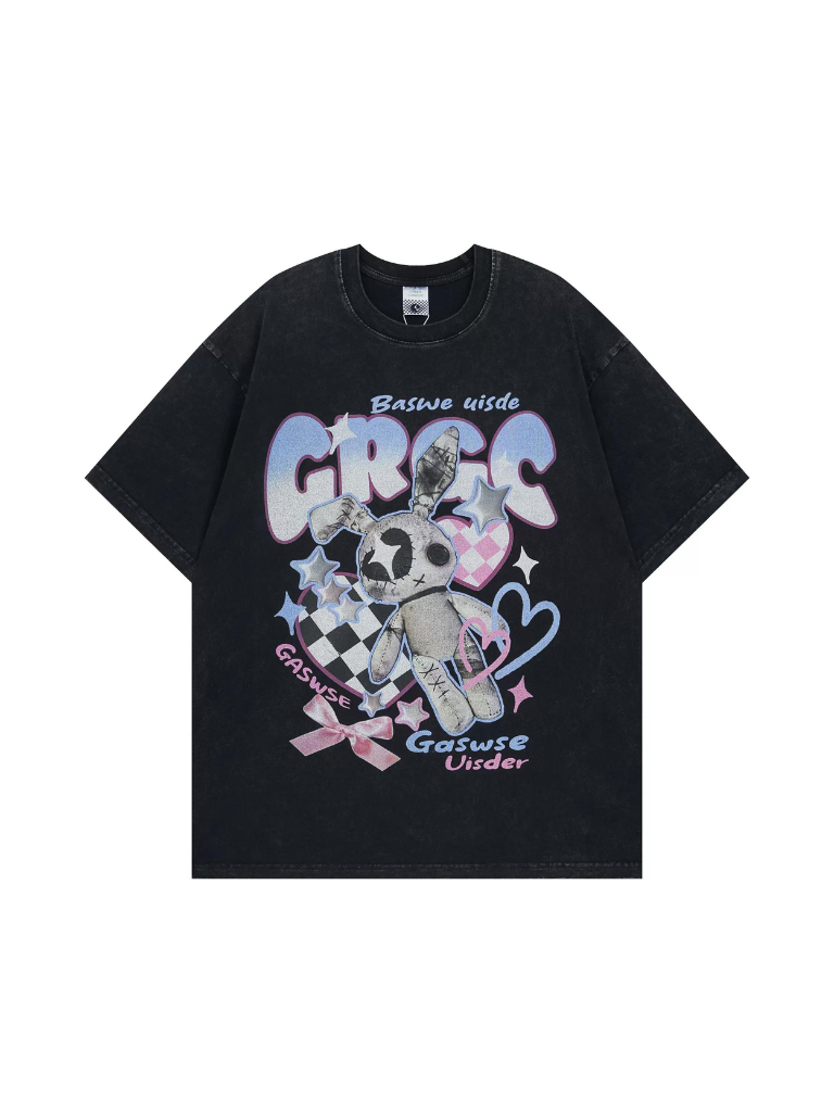 Rabbit T-Shirt Print Dark