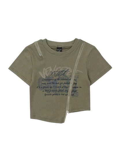 ジップモードTシャツ アメリカンストリート