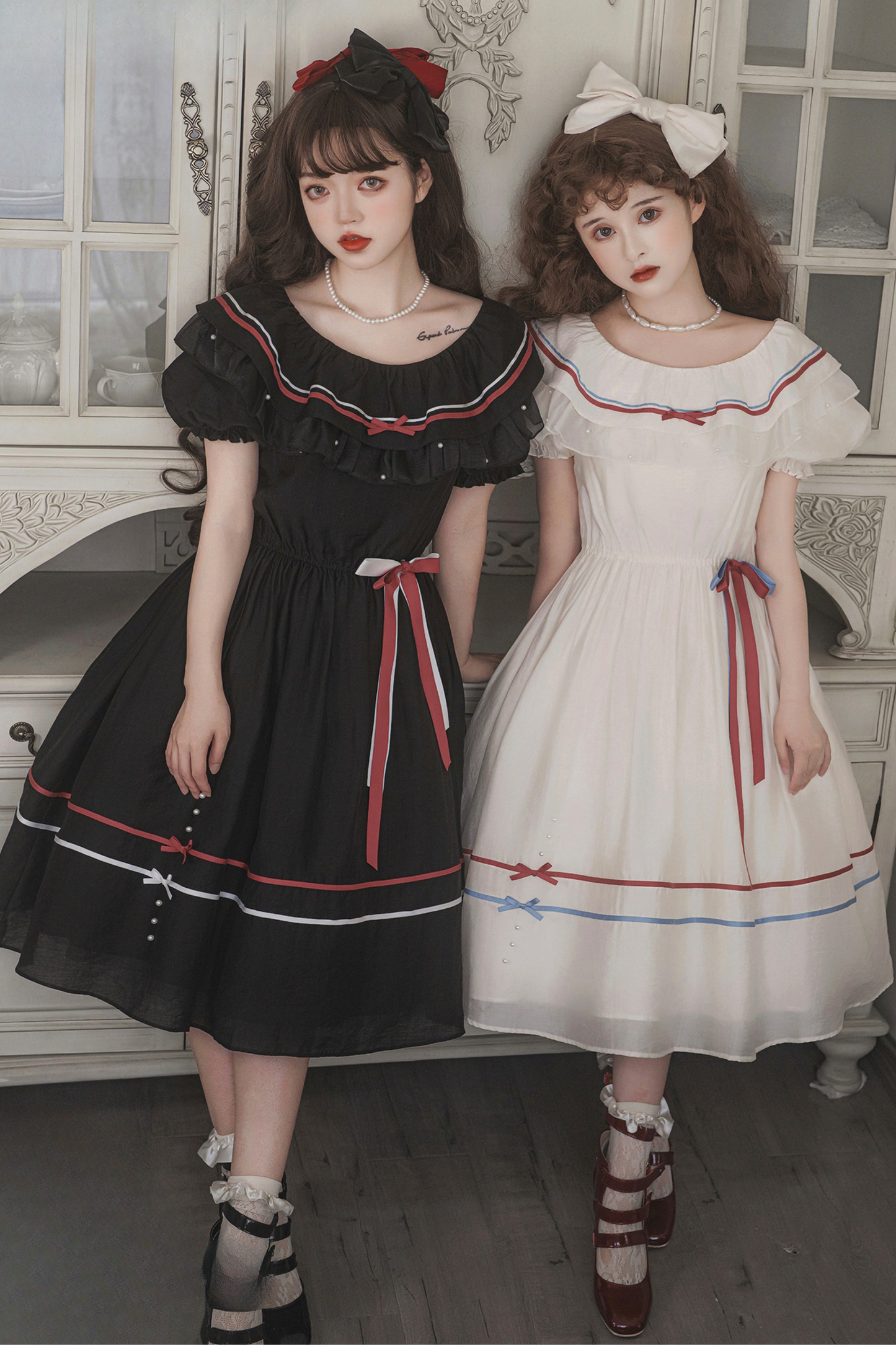 Lolita Dress Flared Volume Little