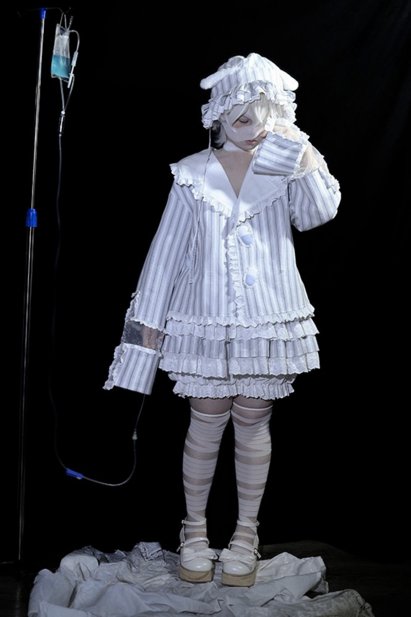 21 Tops Band Eye Subculture for Stripe the Around Angels reservations: Shorts Mask World👼Medical June Deadline Night Hair + Hat