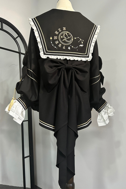 Knight Jacket Beret Shorts Choker + Sailor Bird Top Servant