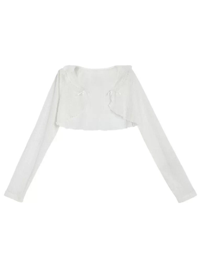 チュチュレースの妖精プリンセスジャケット、ショートキャミソール、テイルフローラルスカート