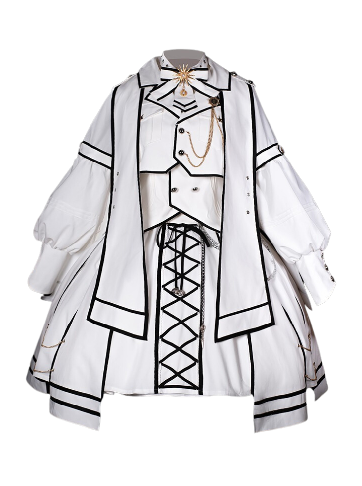 Lolita Armee Urteil Uniform Ritter Militär Set Niedrig