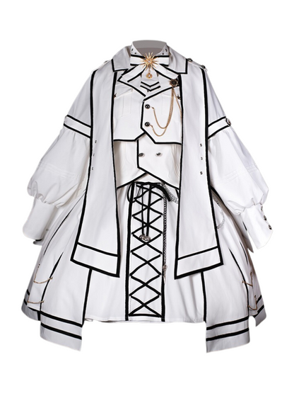 Lolita Army Judgement Uniform Knight Military Set Low